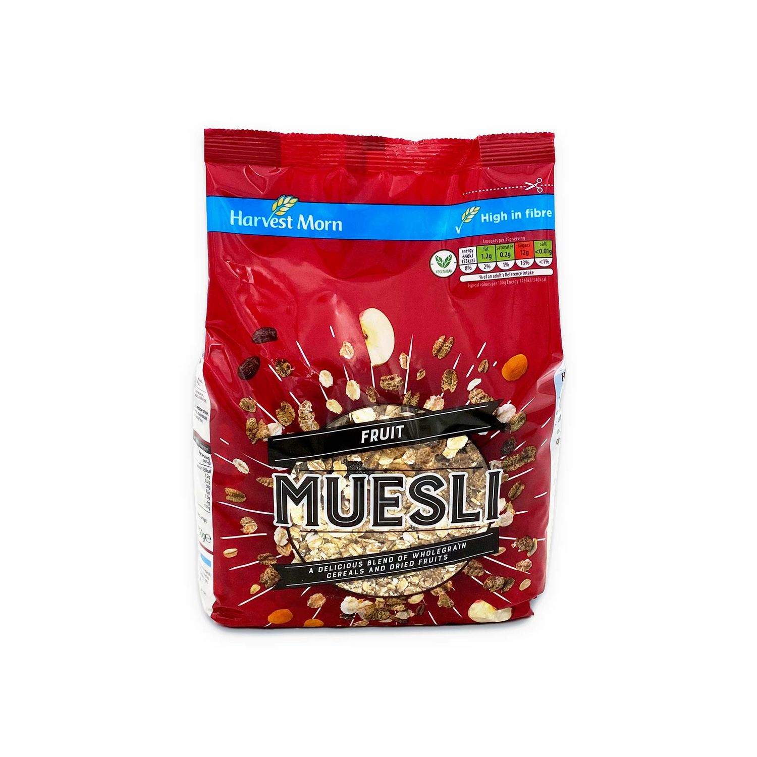 Fruit Muesli 750g Harvest Morn